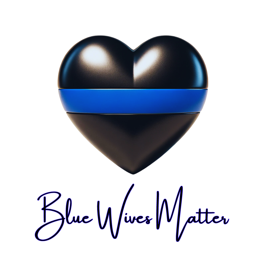 blue wives matter logo